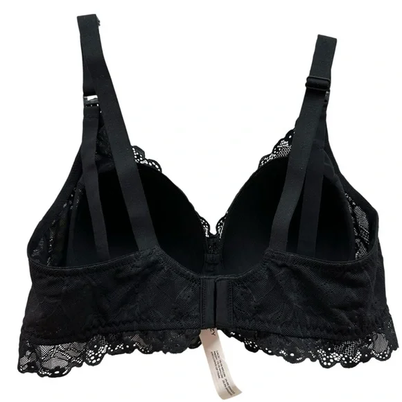 MOMCOZY NURSING LACE WIRELESS BRA - Picture 3 of 7